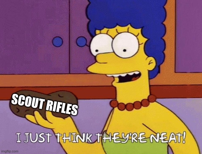 Marge Simpson says that k31 scout rifles are neat